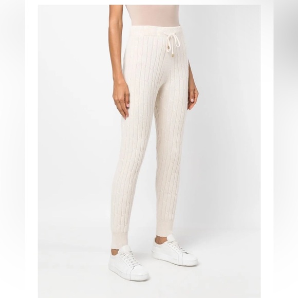 NWT $735 Peserico rib-knit drawstring pants size 44 - Picture 1 of 16